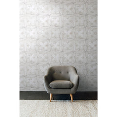 Tin Tile Peel and Stick Wallpaper in a room setting