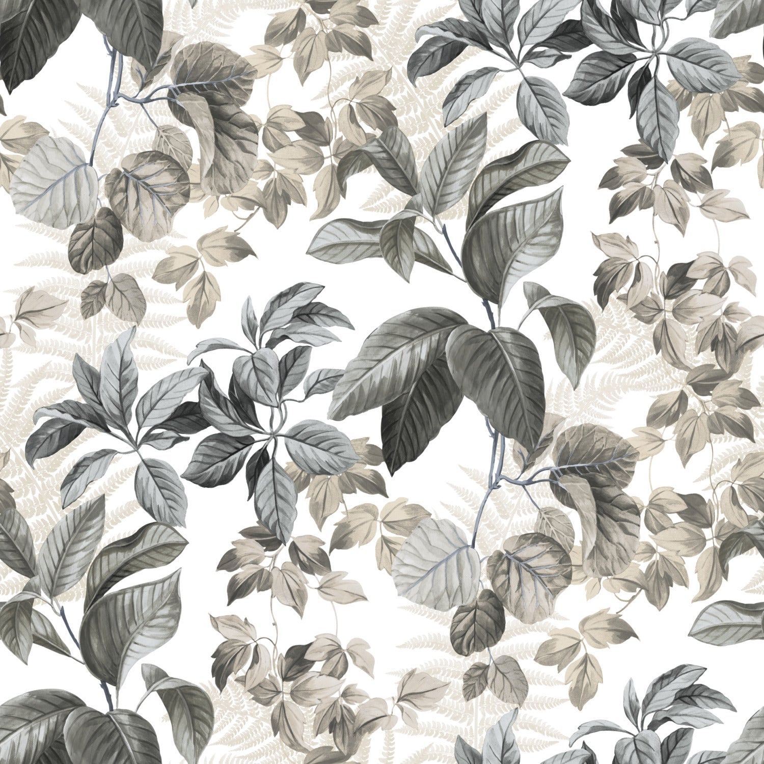 Rainforest Leaves Peel and Stick Wallpaper by WallPops
