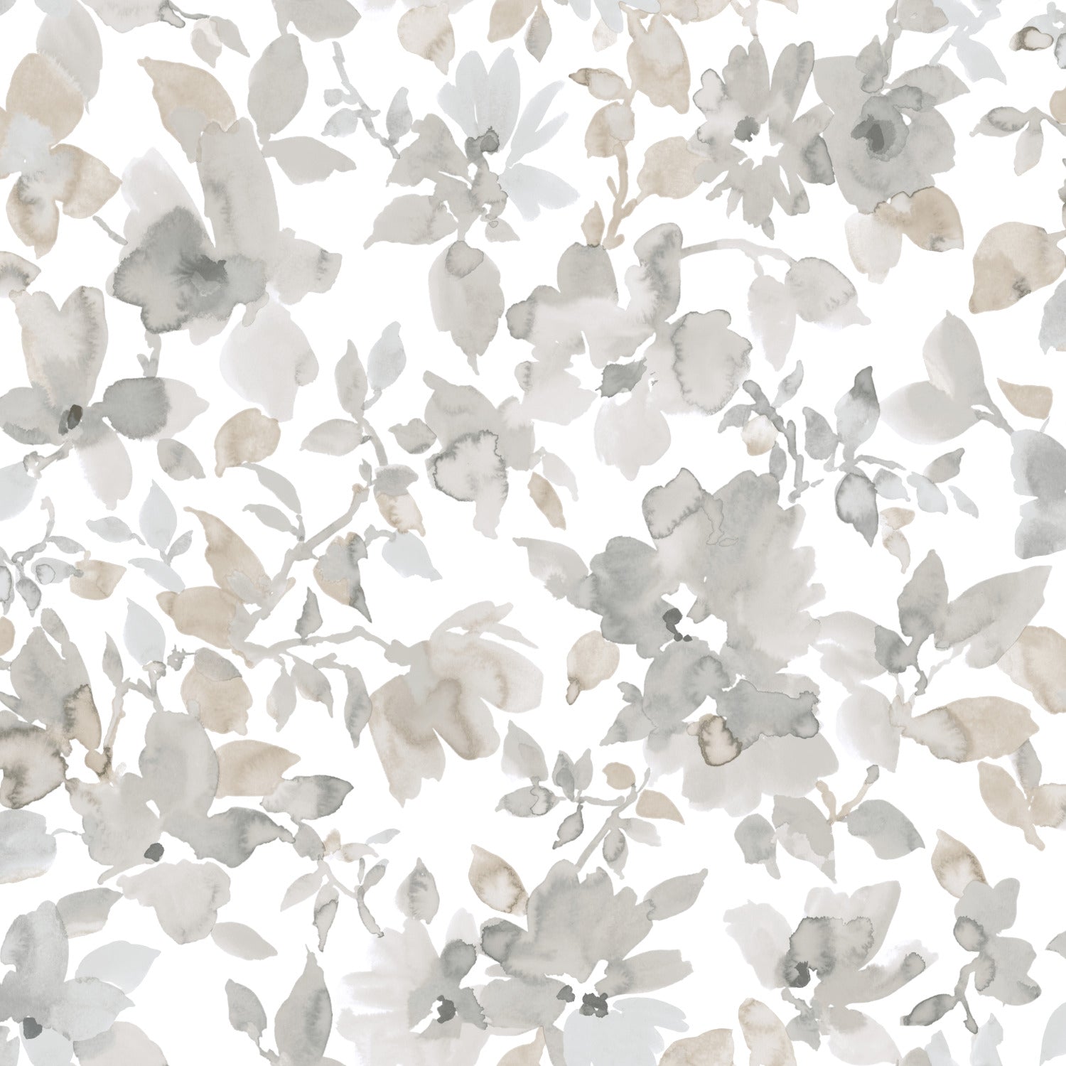Watercolor Floral P&S Wallpaper by WallPops