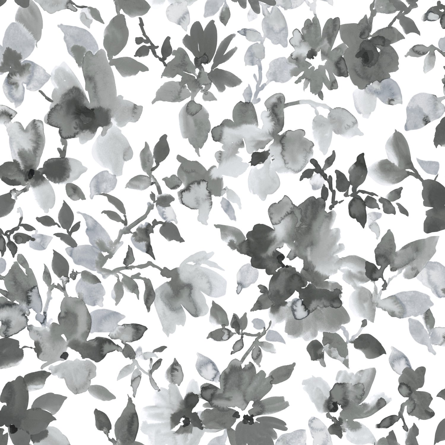 Watercolor Floral Peel and Stick Wallpaper by WallPops