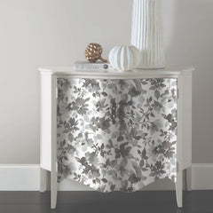 Watercolor Floral Peel and Stick Wallpaper in a room setting