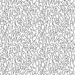 Alphabet Jumble Peel and Stick Wallpaper by WallPops