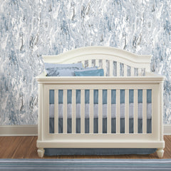 Marble Seas Peel and Stick Wallpaper in a room setting
