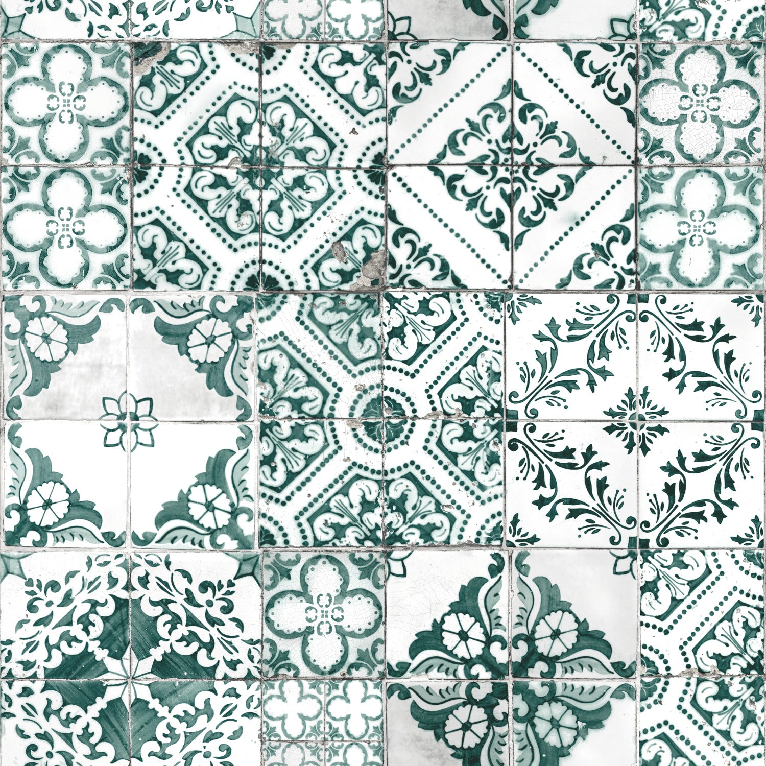 Mediterranean Tile Peel and Stick Wallpaper by WallPops