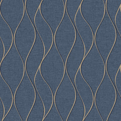 Wave Ogee P&S Wallpaper by WallPops