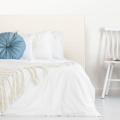 Caning Peel and Stick Wallpaper in a room setting