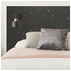 Upon A Star P&S Wallpaper in a room setting