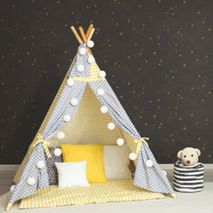 Upon A Star P&S Wallpaper in a room setting