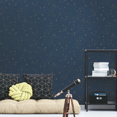 Upon A Star P&S Wallpaper in a room setting