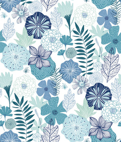 Perennial Blooms Peel and Stick Wallpaper by WallPops