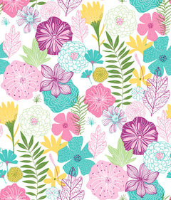 Perennial Blooms Peel and Stick Wallpaper by WallPops