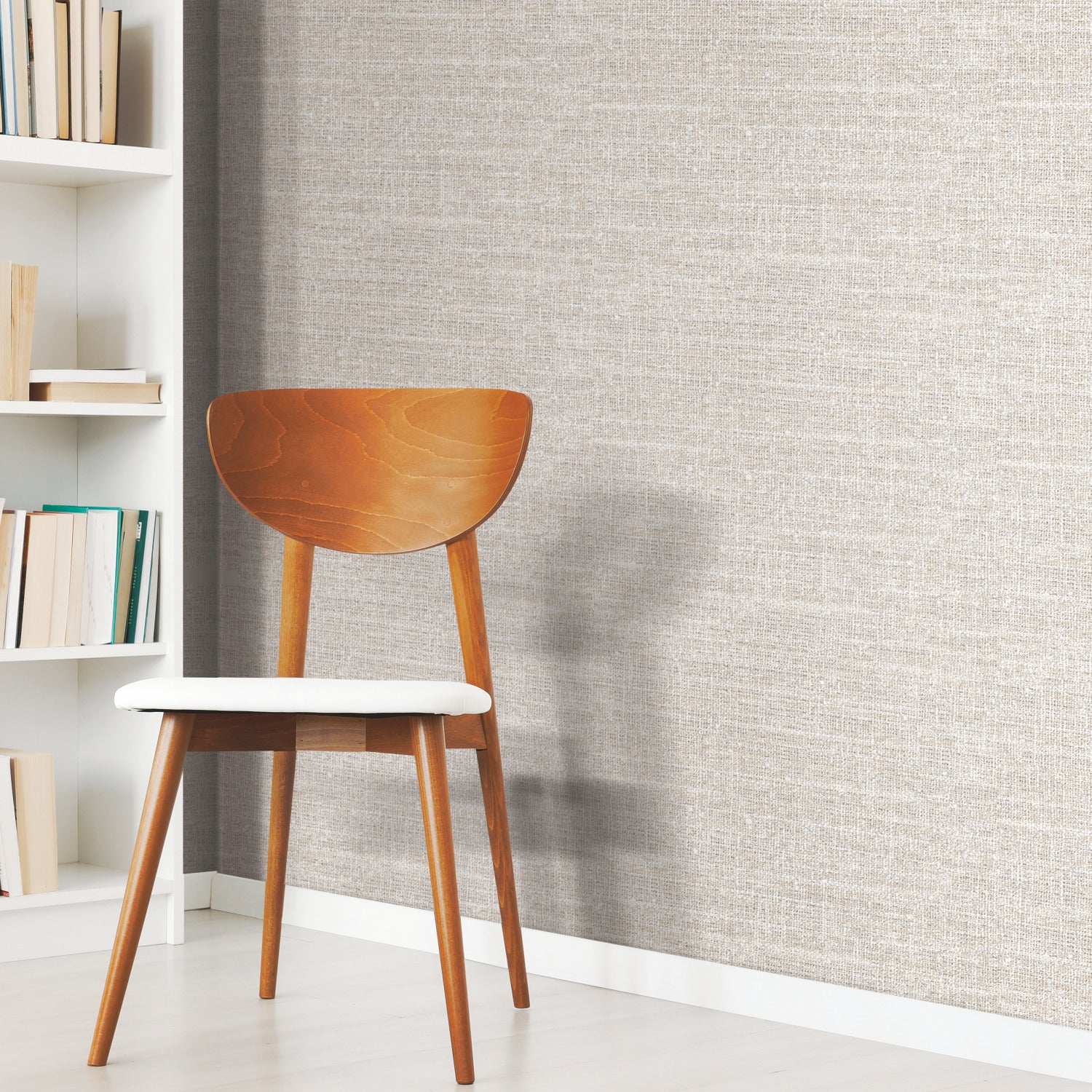 Tweed P&S Wallpaper in a room setting