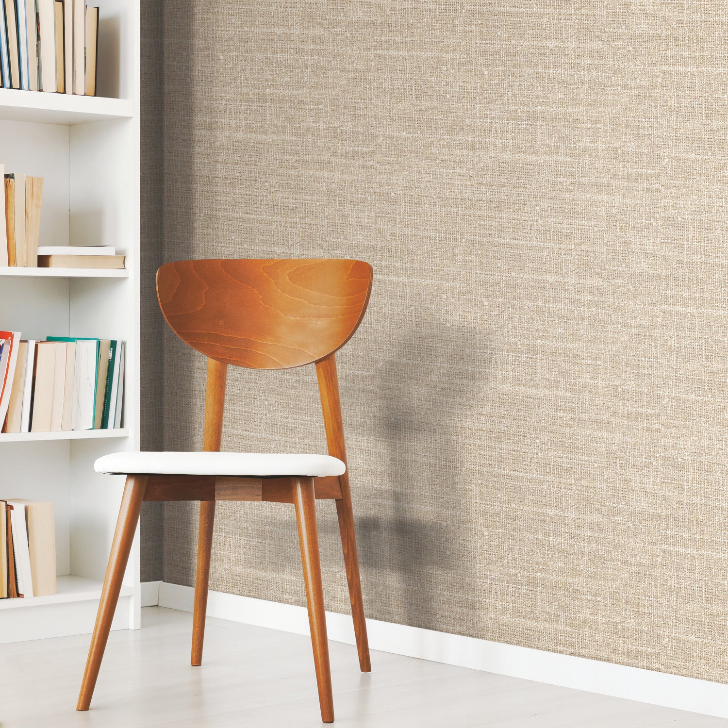 Tweed P&S Wallpaper in a room setting