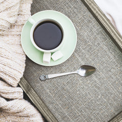 Tweed P&S Wallpaper in a room setting