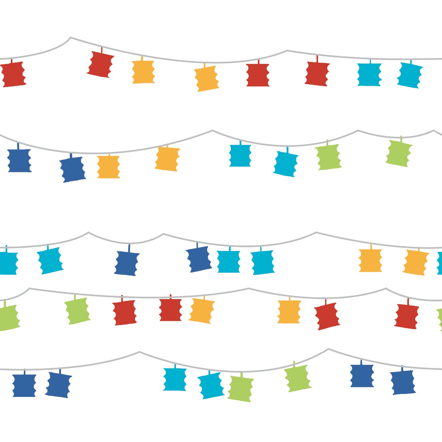 Lanterns Peel and Stick Wallpaper by WallPops