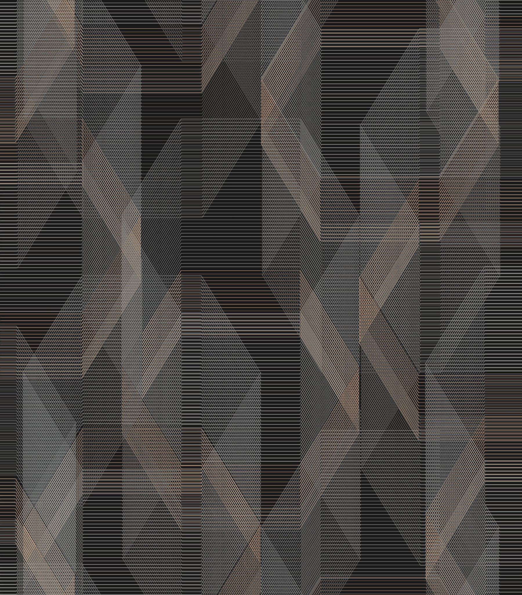Debonair Geometric Peel and Stick Wallpaper by WallPops