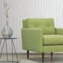 Tick Mark Peel and Stick Wallpaper in a room setting