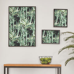 Lucky Bamboo Peel and Stick Wallpaper in a room setting