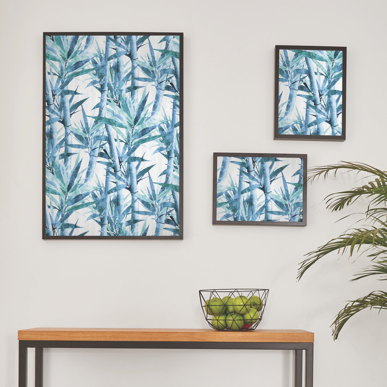 Lucky Bamboo Peel and Stick Wallpaper in a room setting