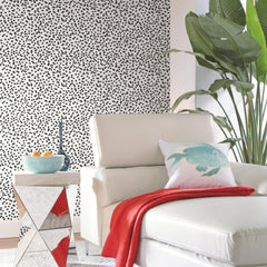 Confetti Peel and Stick Wallpaper in a room setting