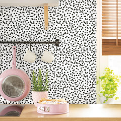 Confetti Peel and Stick Wallpaper in a room setting