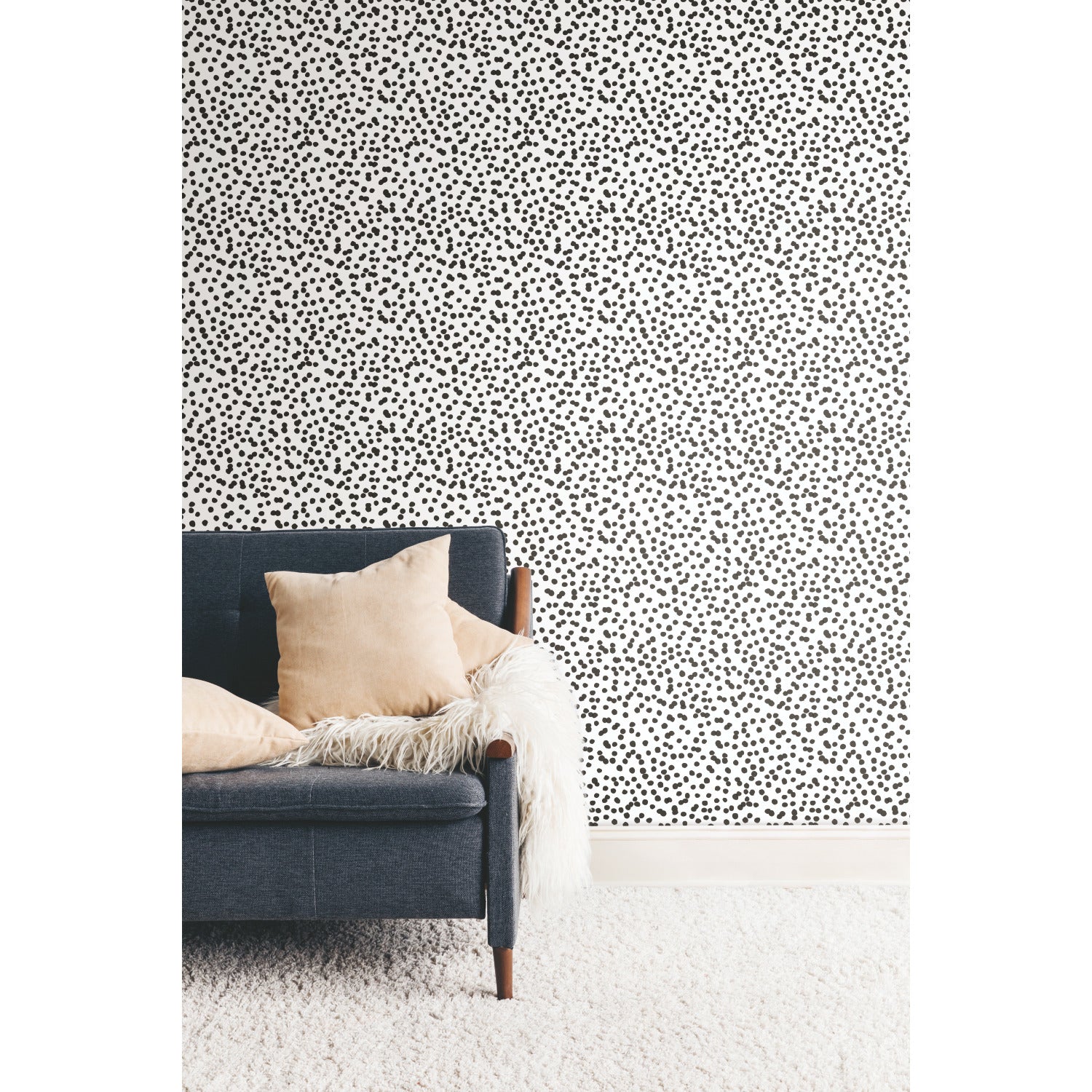 Confetti Peel and Stick Wallpaper in a room setting