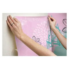 Disney Princesses Peel and Stick Mural - how to stick