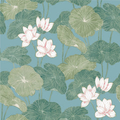 Lily Pad Peel and Stick Wallpaper by WallPops