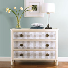 Buffalo Plaid Peel and Stick Wallpaper in a room setting