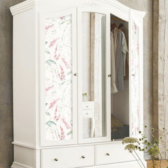 Floral Sprig Peel and Stick Wallpaper in a room setting