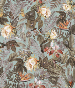 Tropical Flowers Peel and Stick Wallpaper by WallPops