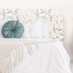 Floral Sprig Peel and Stick Wallpaper in a room setting