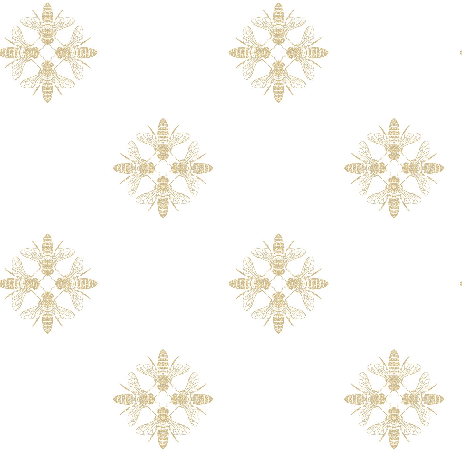 Honey Bee Peel and Stick Wallpaper by WallPops