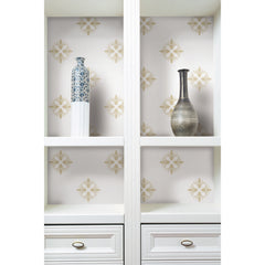 Honey Bee Peel and Stick Wallpaper in a room setting