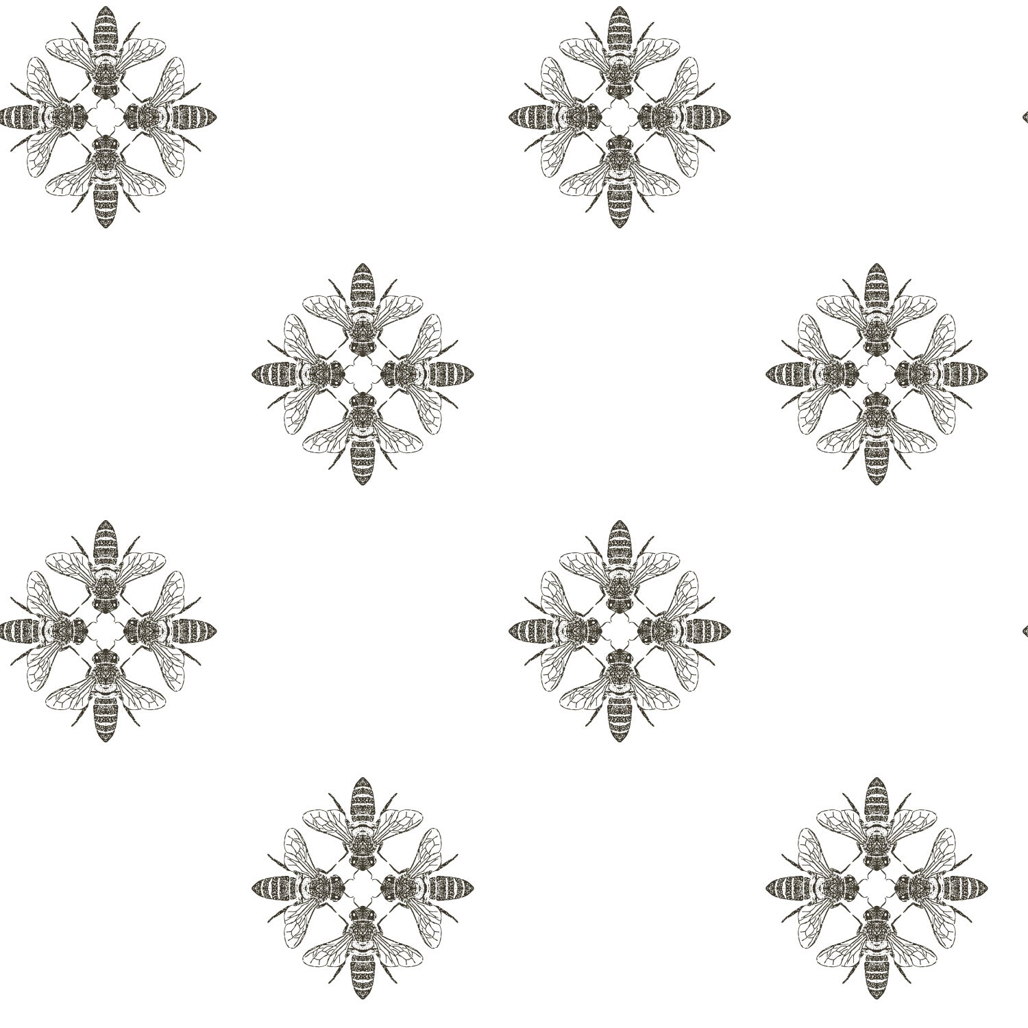 Honey Bee Peel and Stick Wallpaper by WallPops