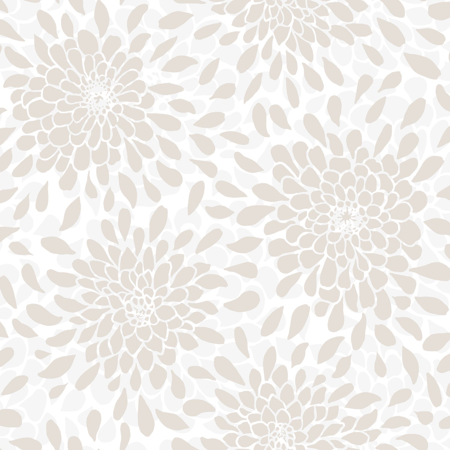 Toss the Bouquet Peel and Stick Wallpaper with Metallic Inks by WallPops