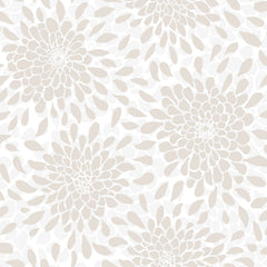 Toss the Bouquet Peel and Stick Wallpaper with Metallic Inks by WallPops