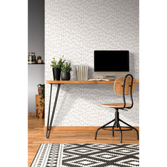 Sumi-E Peel and Stick Wallpaper in a room setting