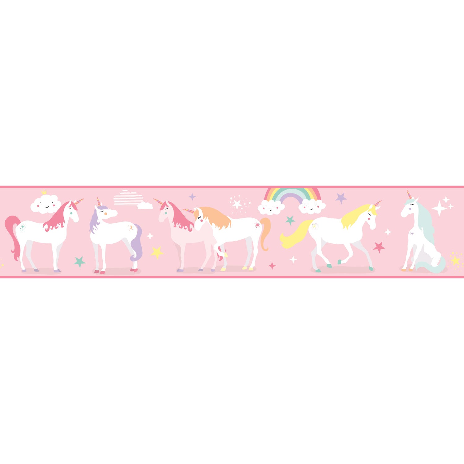 Magical Unicorn Peel and Stick Border by WallPops
