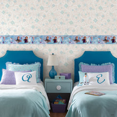Disney Frozen 2 Peel and Stick Border in a room setting