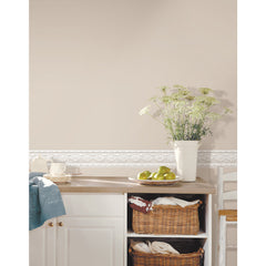 Sculpted Architectural Peel and Stick Border in a room setting