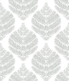 Hygge Fern Damask Peel and Stick Wallpaper by WallPops