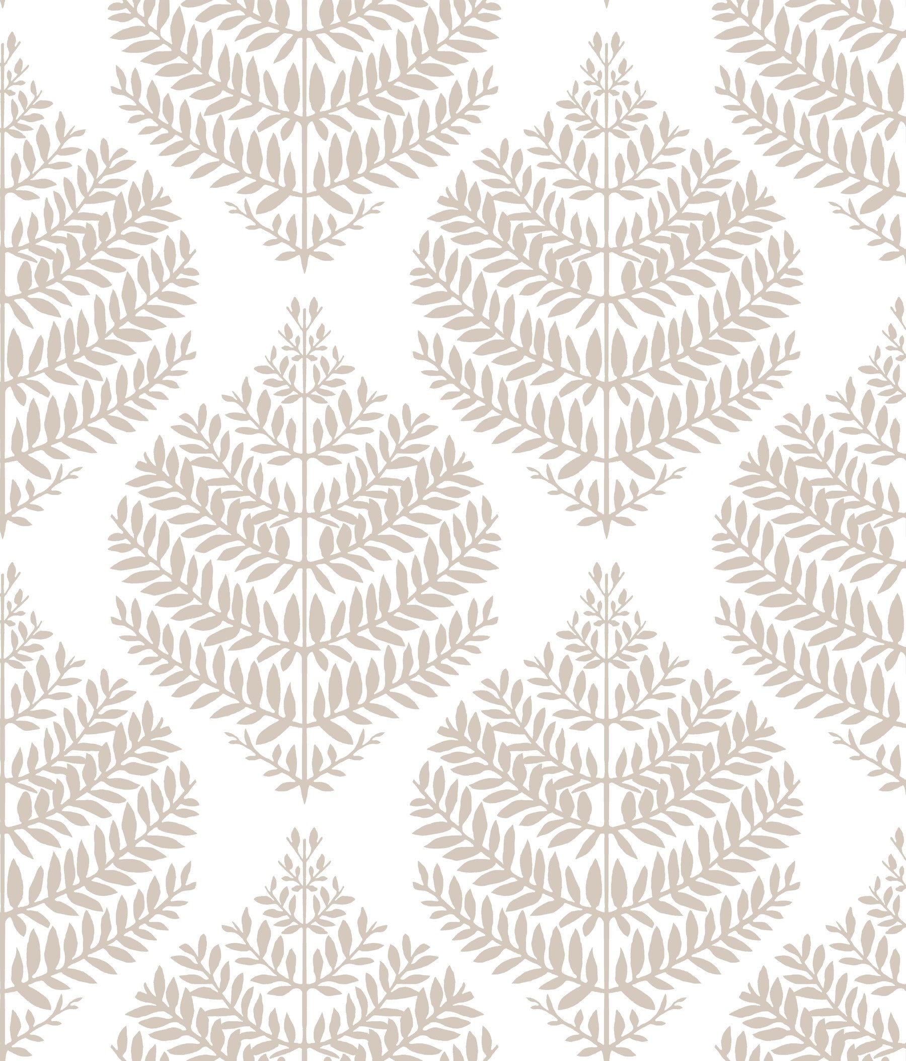 Hygge Fern Damask Peel and Stick Wallpaper by WallPops