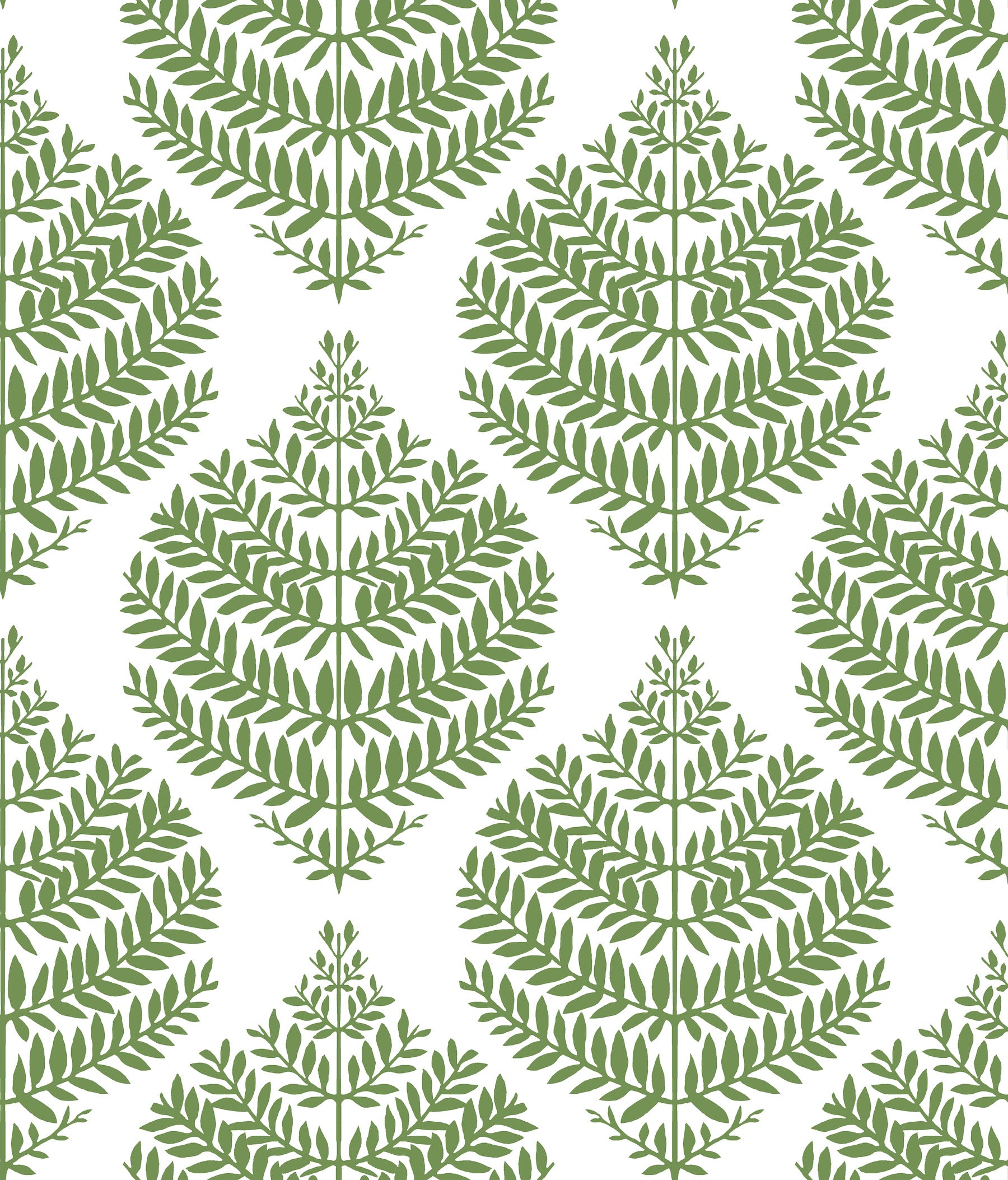 Hygge Fern Damask Peel and Stick Wallpaper by WallPops