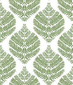 Hygge Fern Damask Peel and Stick Wallpaper by WallPops