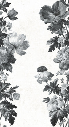 Watercolor Floral Stripe P&S Wallpaper by WallPops