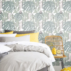 Finlayson Bunaken Peel and Stick Wallpaper in a room setting