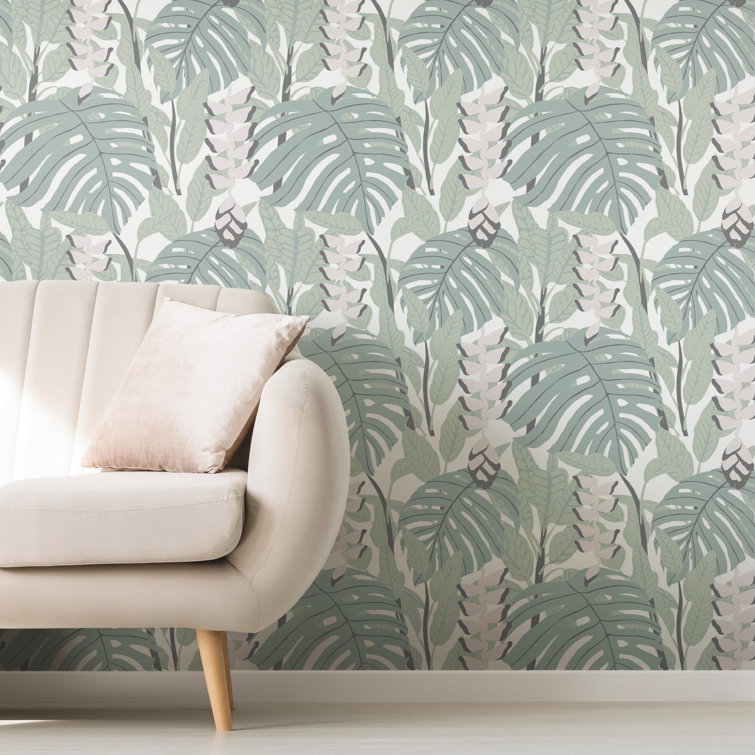 Finlayson Bunaken Peel and Stick Wallpaper in a room setting