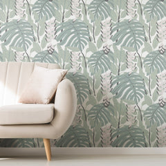 Finlayson Bunaken Peel and Stick Wallpaper in a room setting