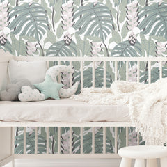 Finlayson Bunaken Peel and Stick Wallpaper in a room setting